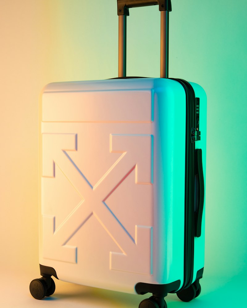 Compact suitcase ready for travel